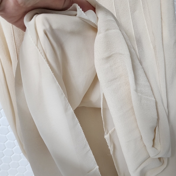 Aritzia Babaton Silk A-line pleated midi skirt - Picture 5 of 8